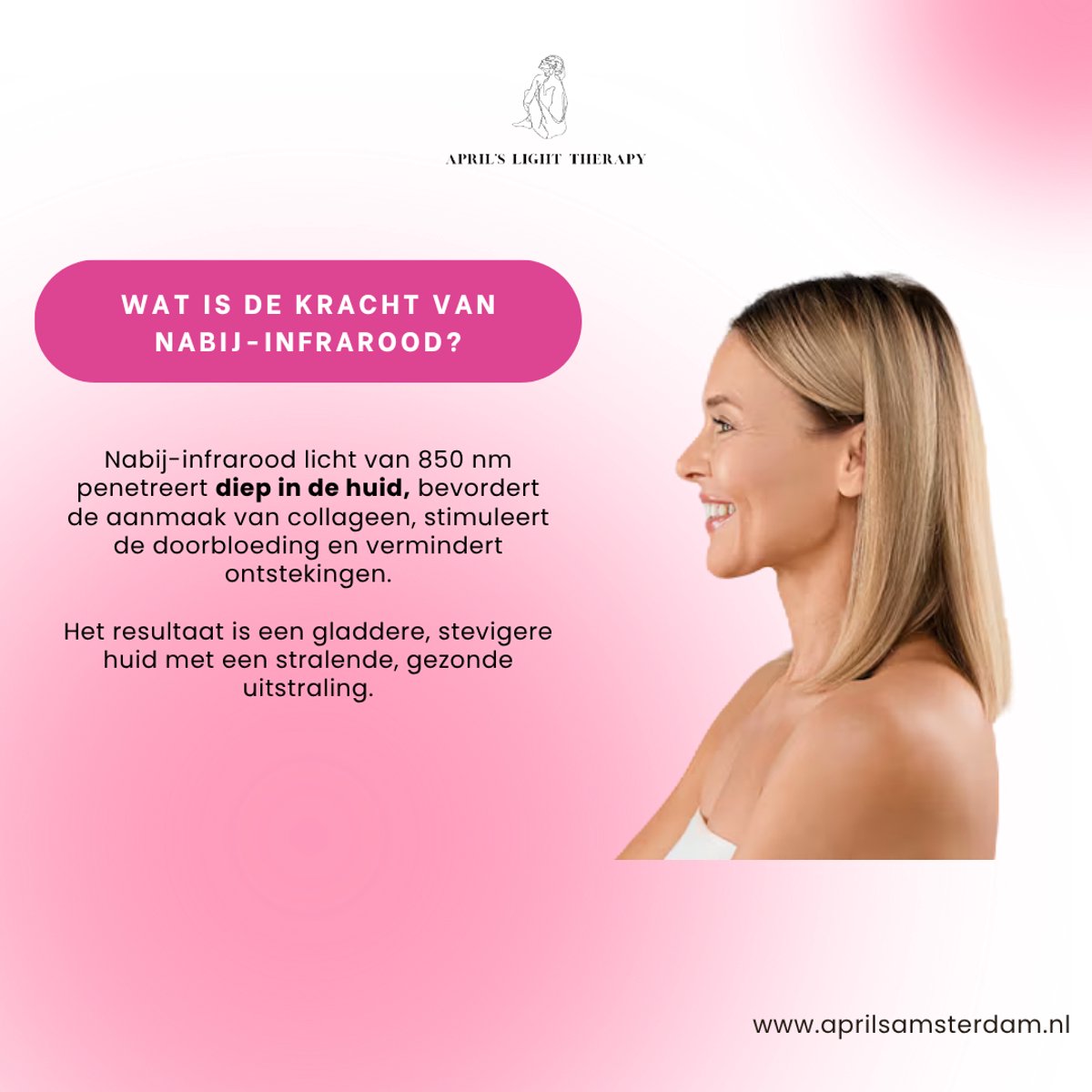 Aprils® Light Therapy - Gezichts- & Nekmasker - Led Masker