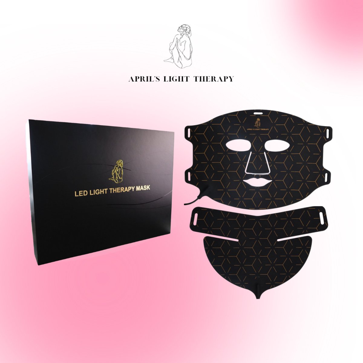 Image of Aprils® Light Therapy - Gezichts- & Nekmasker - Led Masker