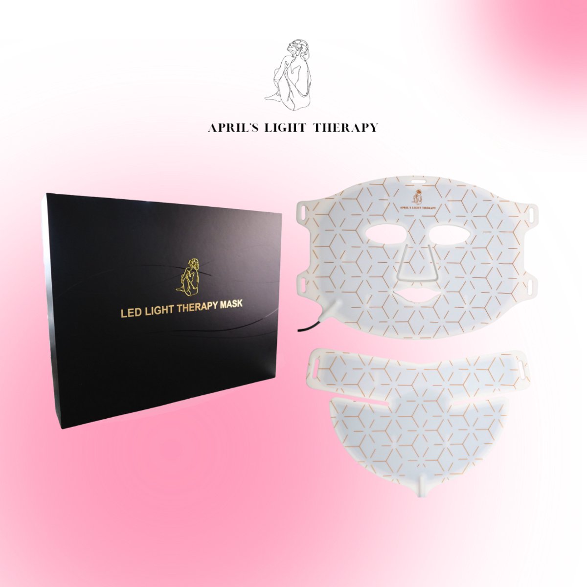 Aprils® Light Therapy - Gezichts- & Nekmasker - Led Masker